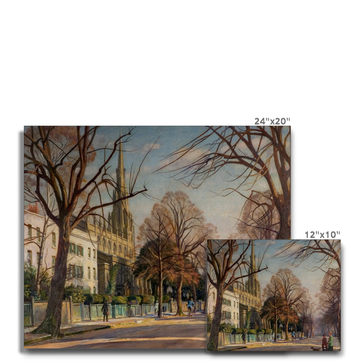 Printed Canvas - Spring in the Suburbs by Francis Dodd