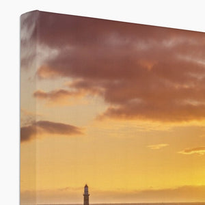 Printed Canvas - Roker Sunrise by David Allan