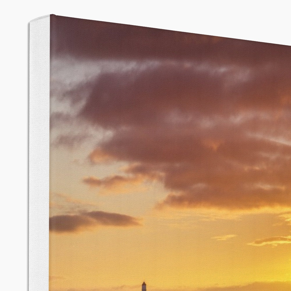 Printed Canvas - Roker Sunrise by David Allan